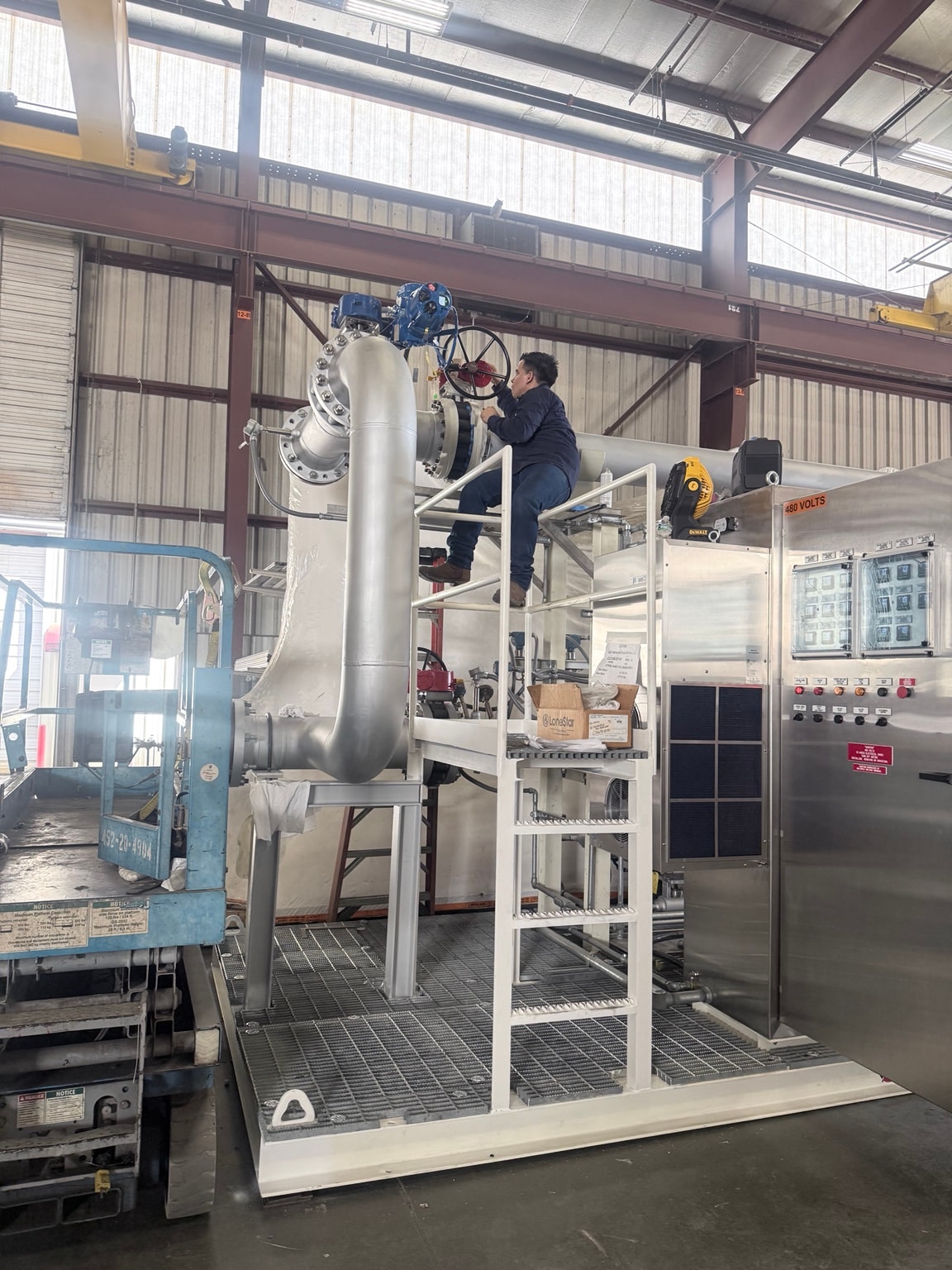 Stainless Steel Pipe Skid